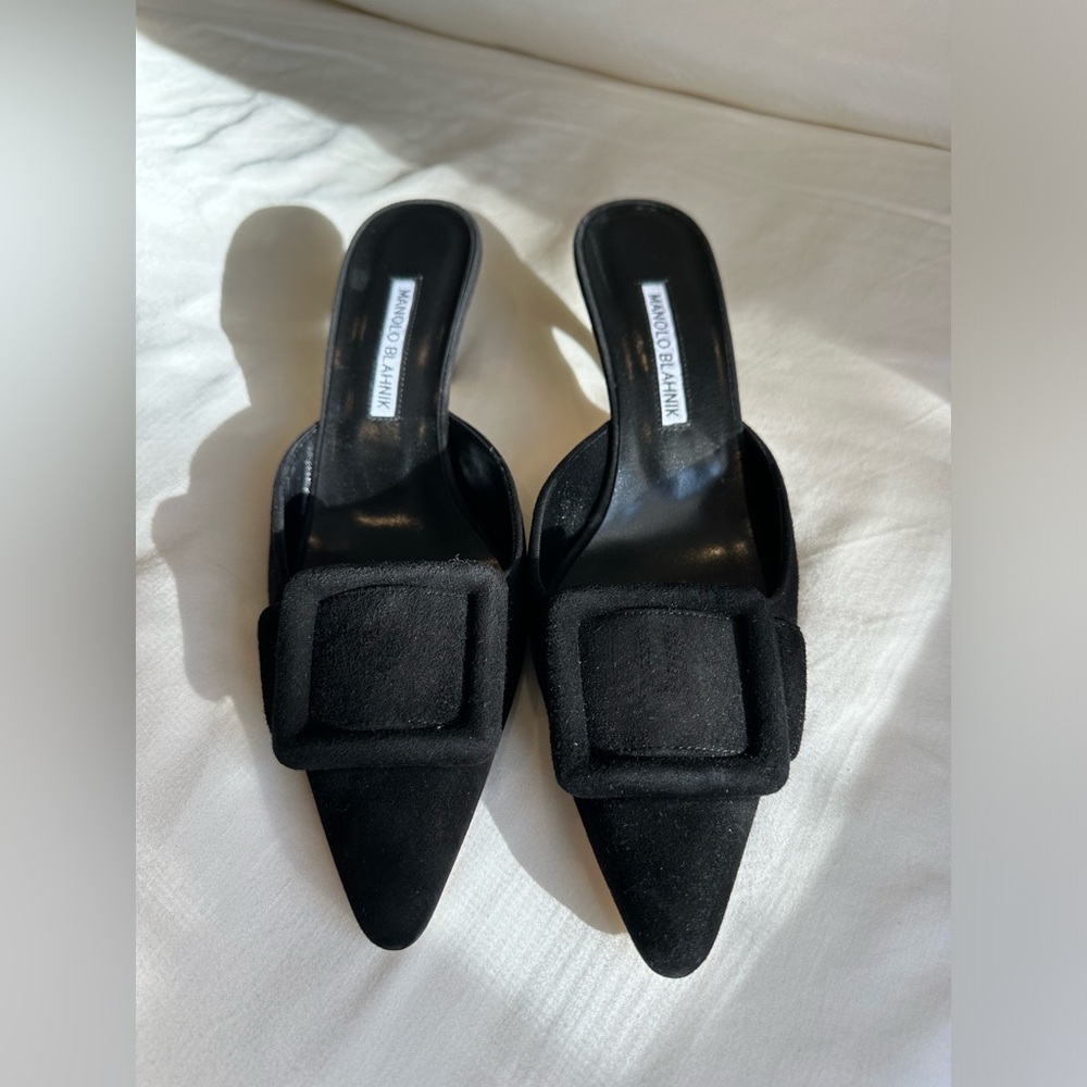 Manolo Blahnik Maysale Mules